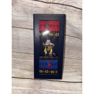 POLO RALPH LAUREN Polo Bear Socks 3 Pair Gift Box Set Shoe Size 10-13‎ NWT